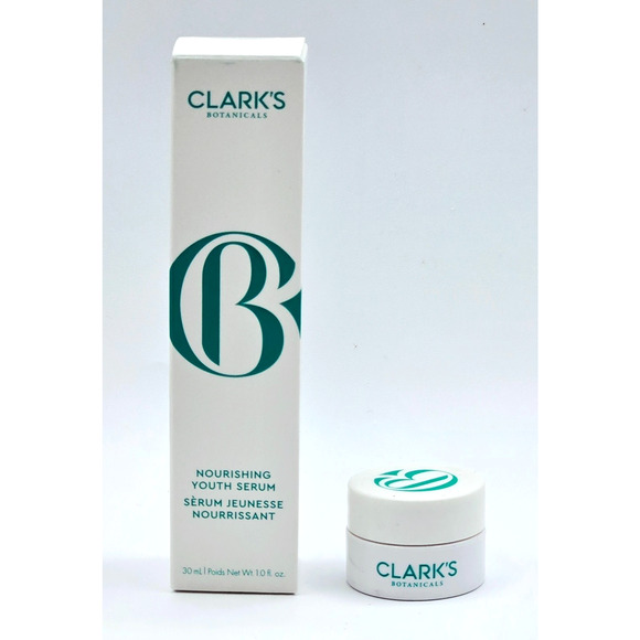 Clark's Botanicals Nourishing Youth Oil-Free Anti-Aging Serum - 1 oz/30 ml~ NEW - Picture 1 of 5